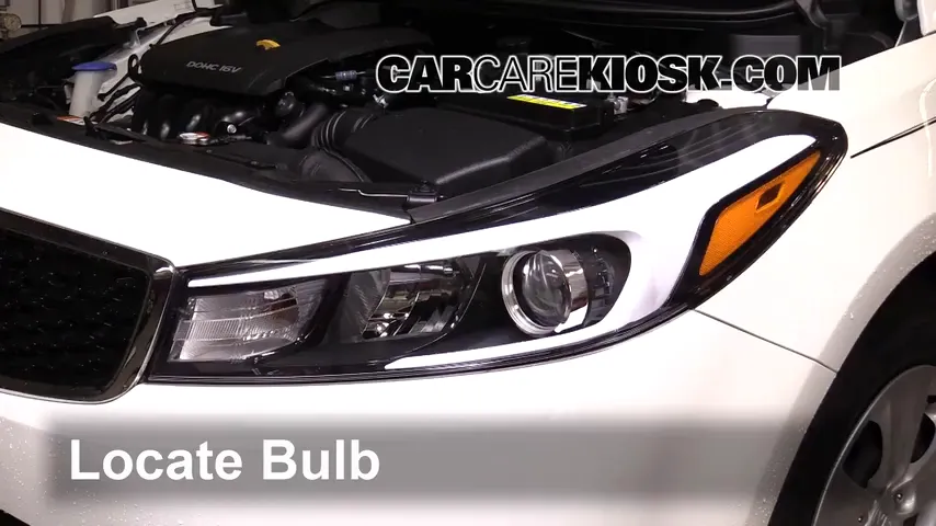 2017 Kia Forte LX 2.0L 4 Cyl. Lights Parking Light (replace bulb)